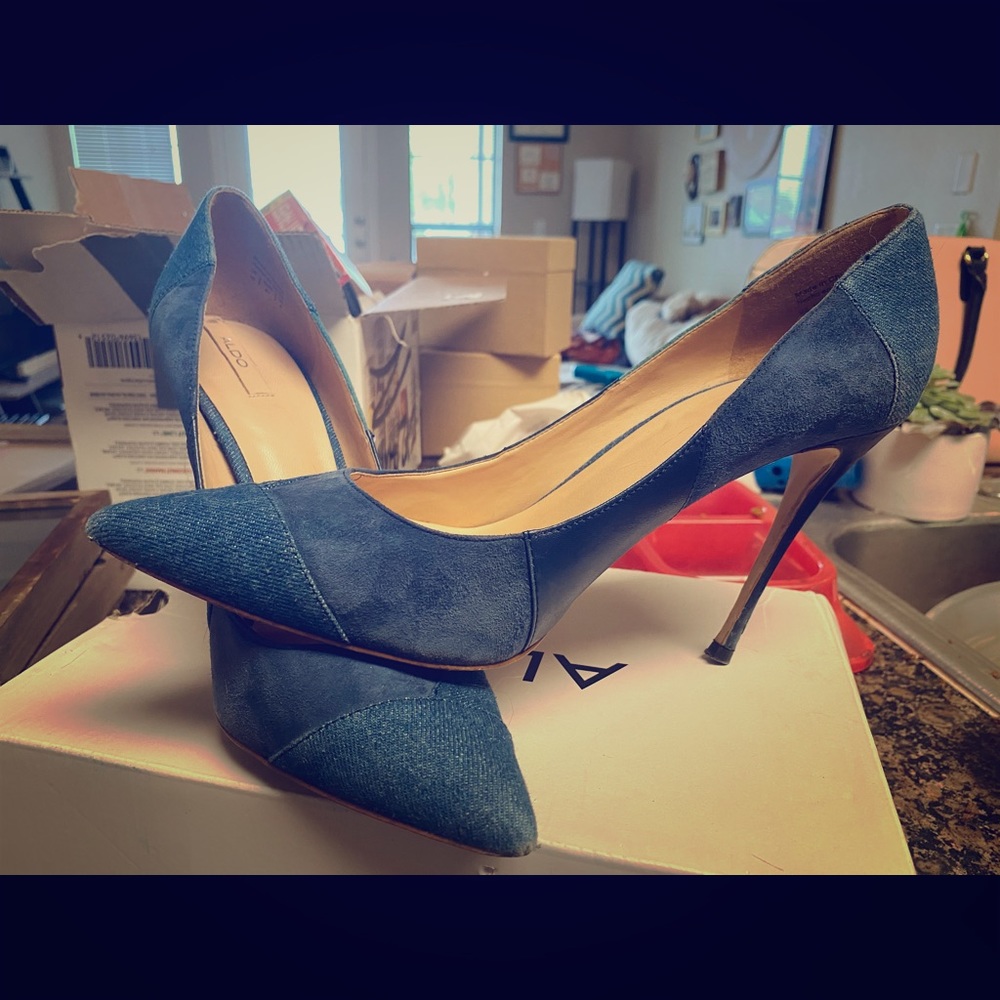 Denim Pumps